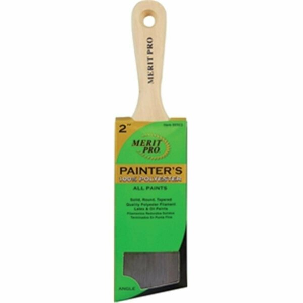 Gourmetgalley 353 2 in. Painters Professional Angle Short Handle Brush GO3571395
